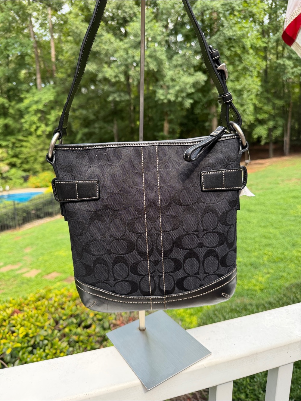 Coach NWT Vintage Signature Small Soft Duffle Leather Shoulder bag - Picture 5 of 17